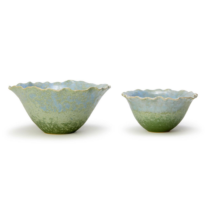 Blue & Green Artisanal Bowl