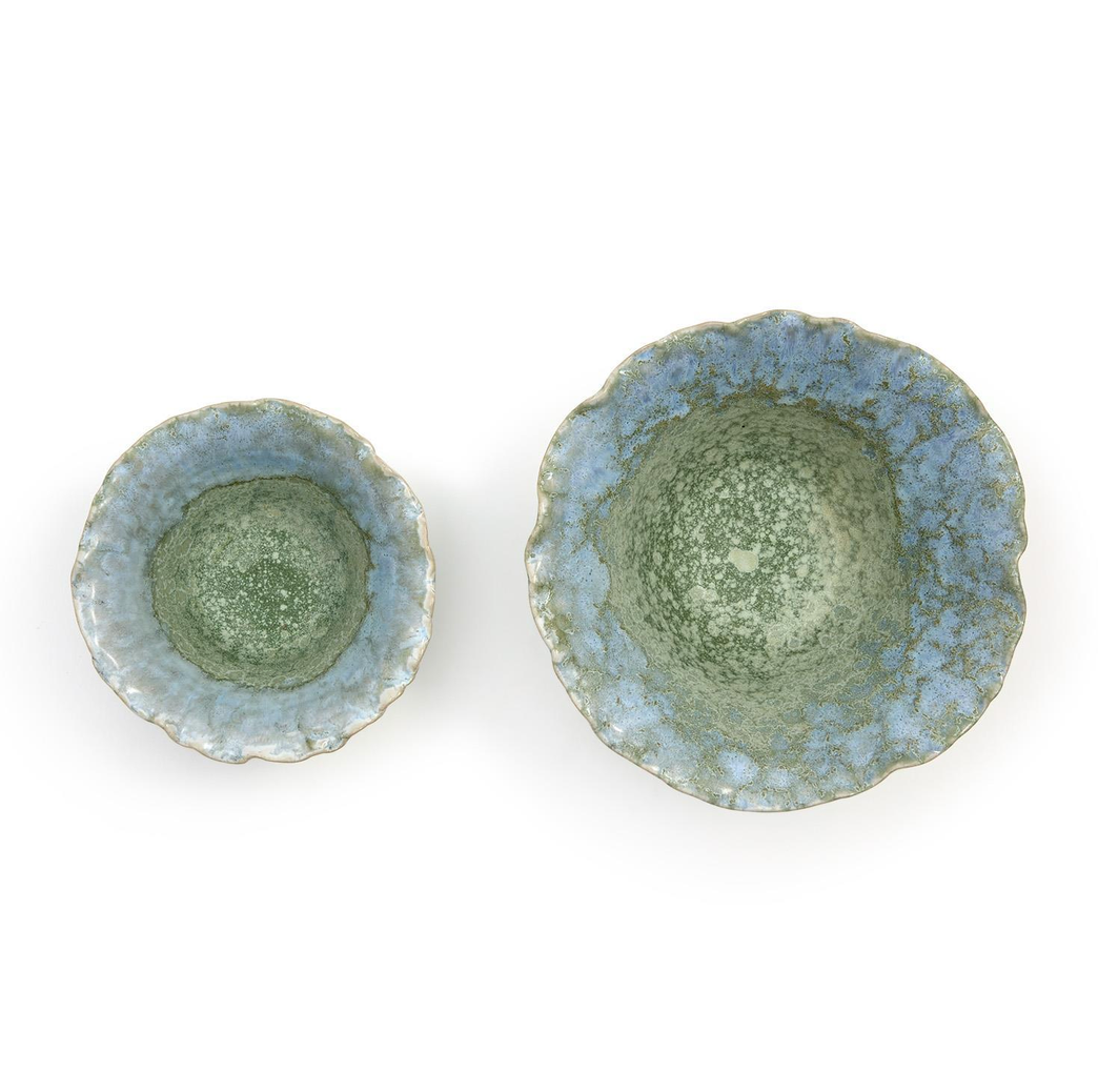 Blue & Green Artisanal Bowl