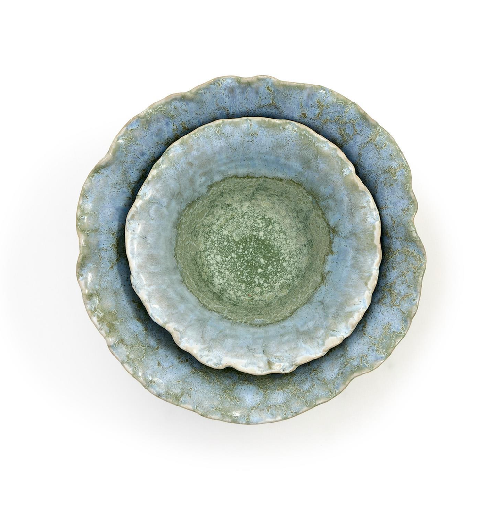 Blue & Green Artisanal Bowl