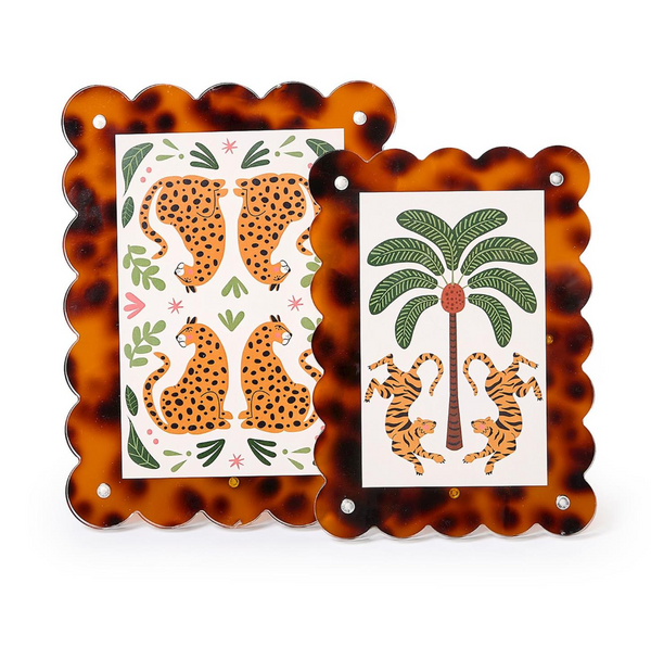 Scalloped Tortoise Photo Frame
