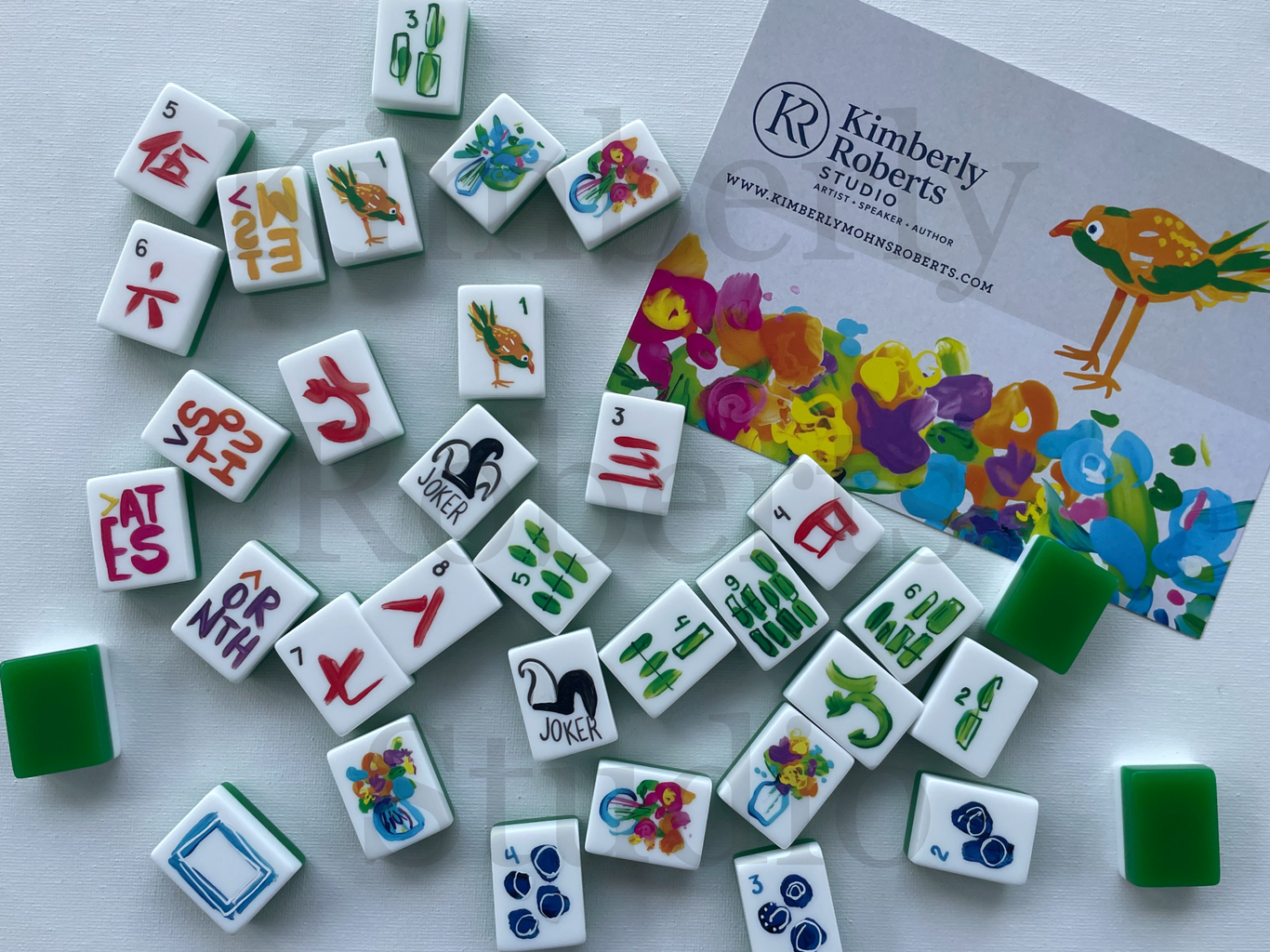 Abstract Mahjong Tile Set