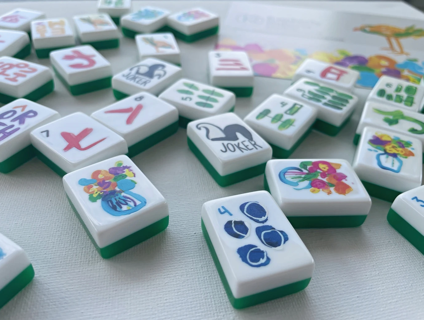 Abstract Mahjong Tile Set
