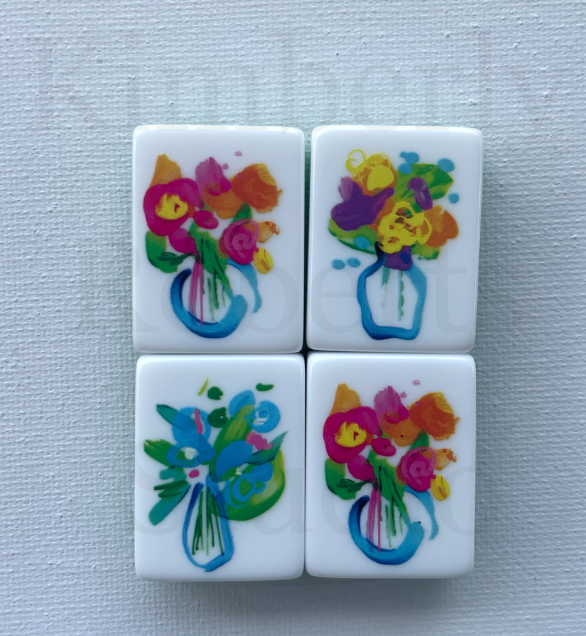 Abstract Mahjong Tile Set