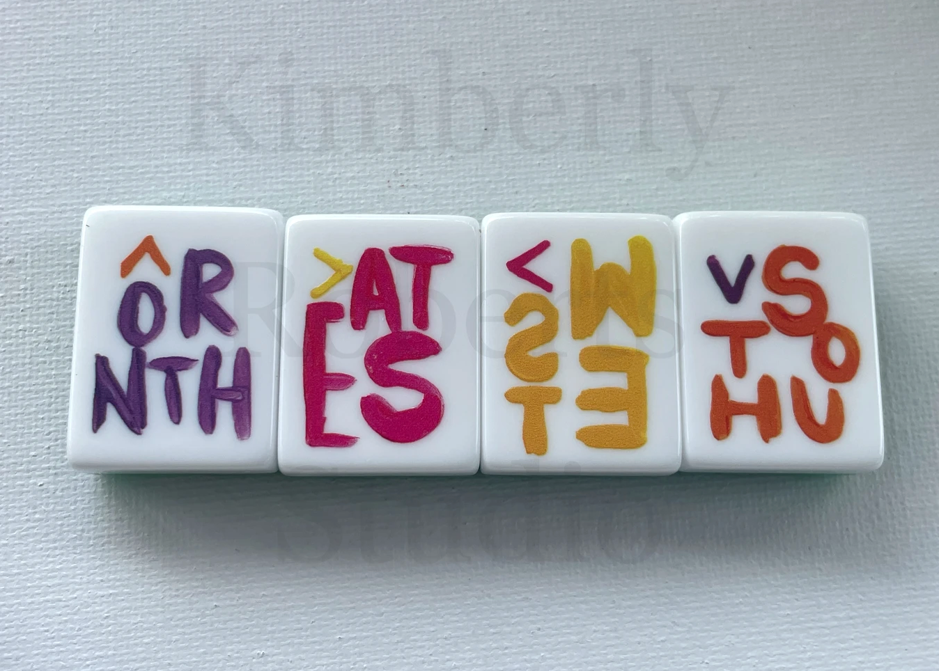 Abstract Mahjong Tile Set