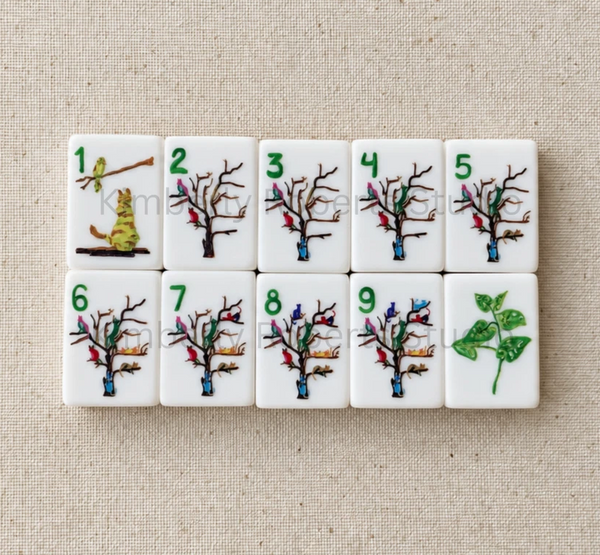 Cat Rescue Mahjong Tile Set