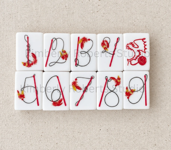 Cat Rescue Mahjong Tile Set