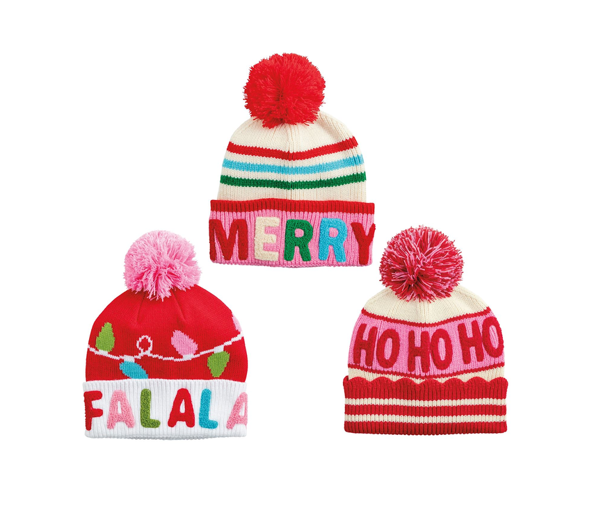 Fun Colorful Christmas Beanie