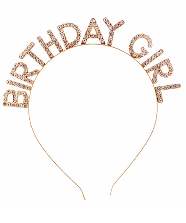 Birthday Girl Rhinestone Headband