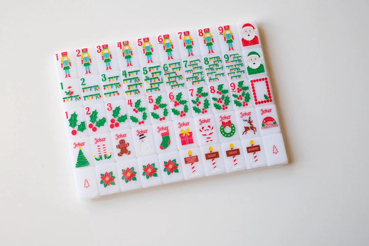 The Christmas Line Mahjong Tile Set