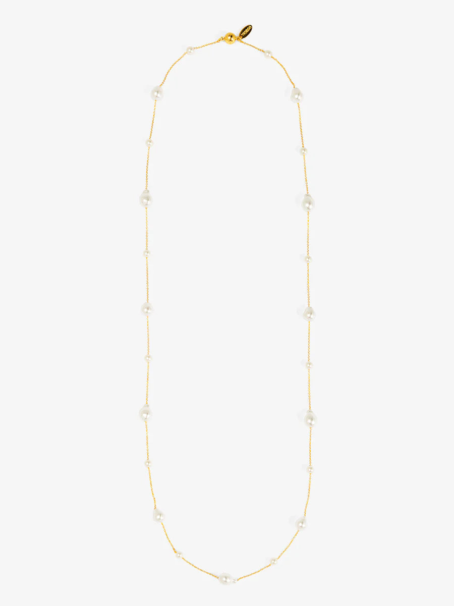 Baroque Pearl Long Necklace