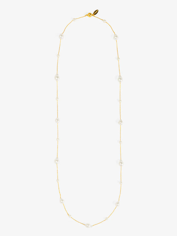 Baroque Pearl Long Necklace