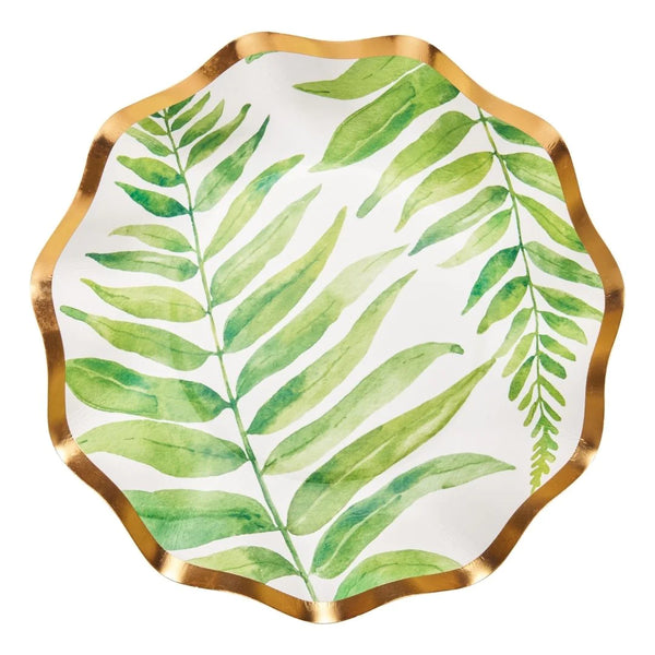 Fern & Foliage Appetizer Bowl / Plate 8/PK