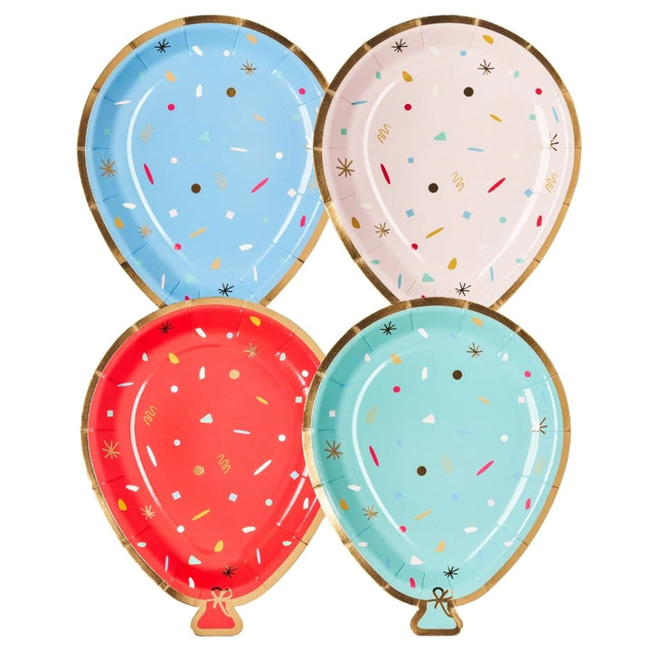 Let's Celebrate Ballon Dessert Plate 8/PK