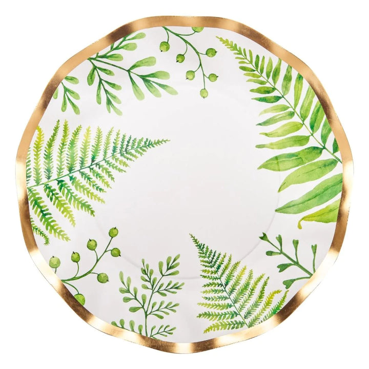 Fern & Foliage Salad Plate 8/PK