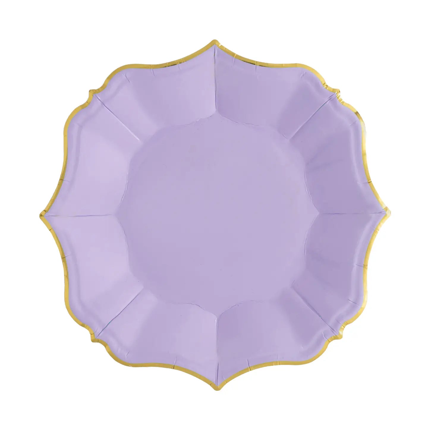 Solid Shaped Paper Plate Set/8