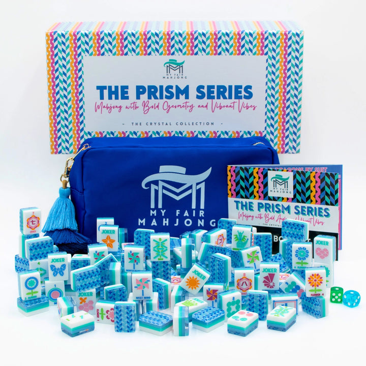 Crystal Prism Mahjong Tile Set