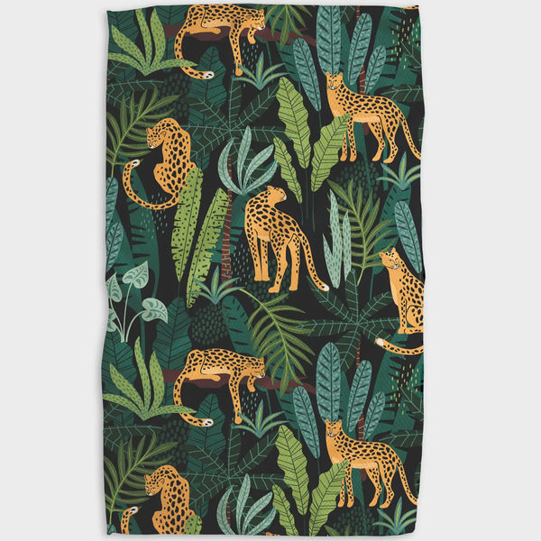 Botanical Pattern Geometry Kitchen Towel