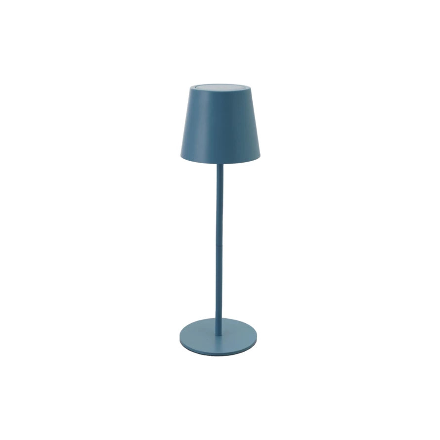 Blue Rechargable LED Touch Table Lamp