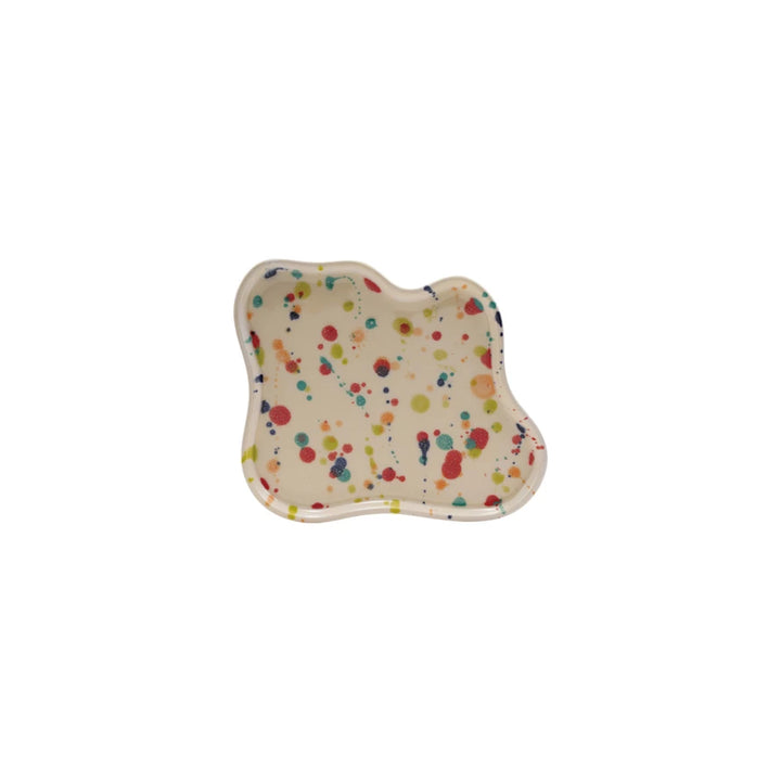 Multicolor Speckle Handmade Plate