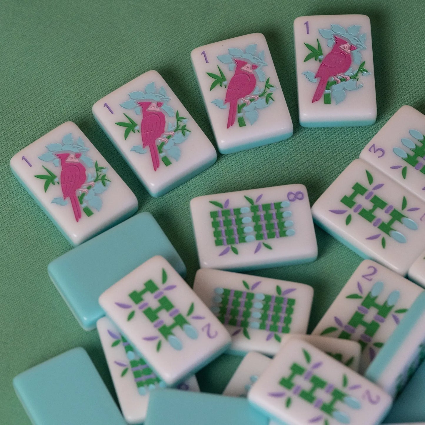 Southern Springs Mahjong Tile Set