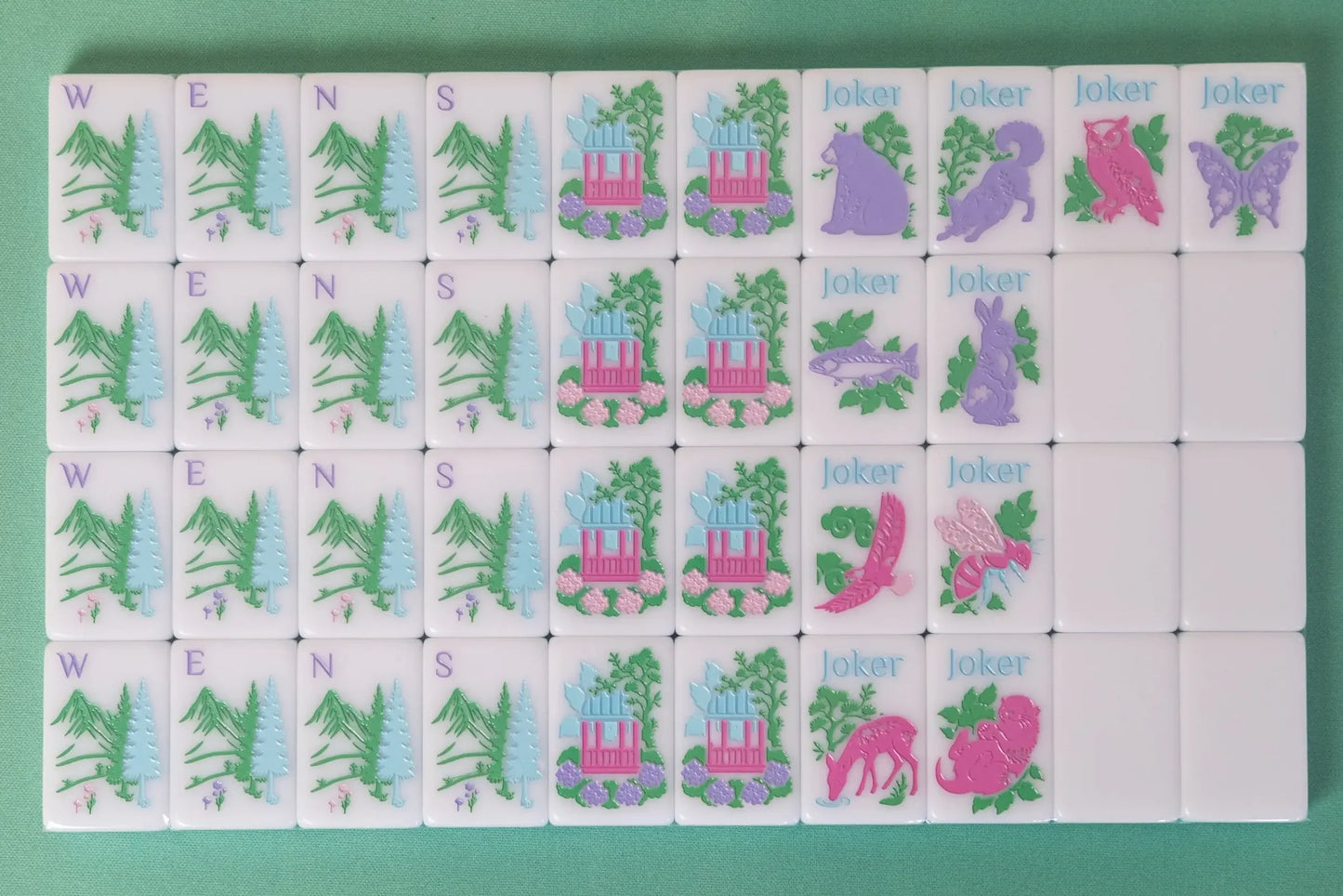 Southern Springs Mahjong Tile Set