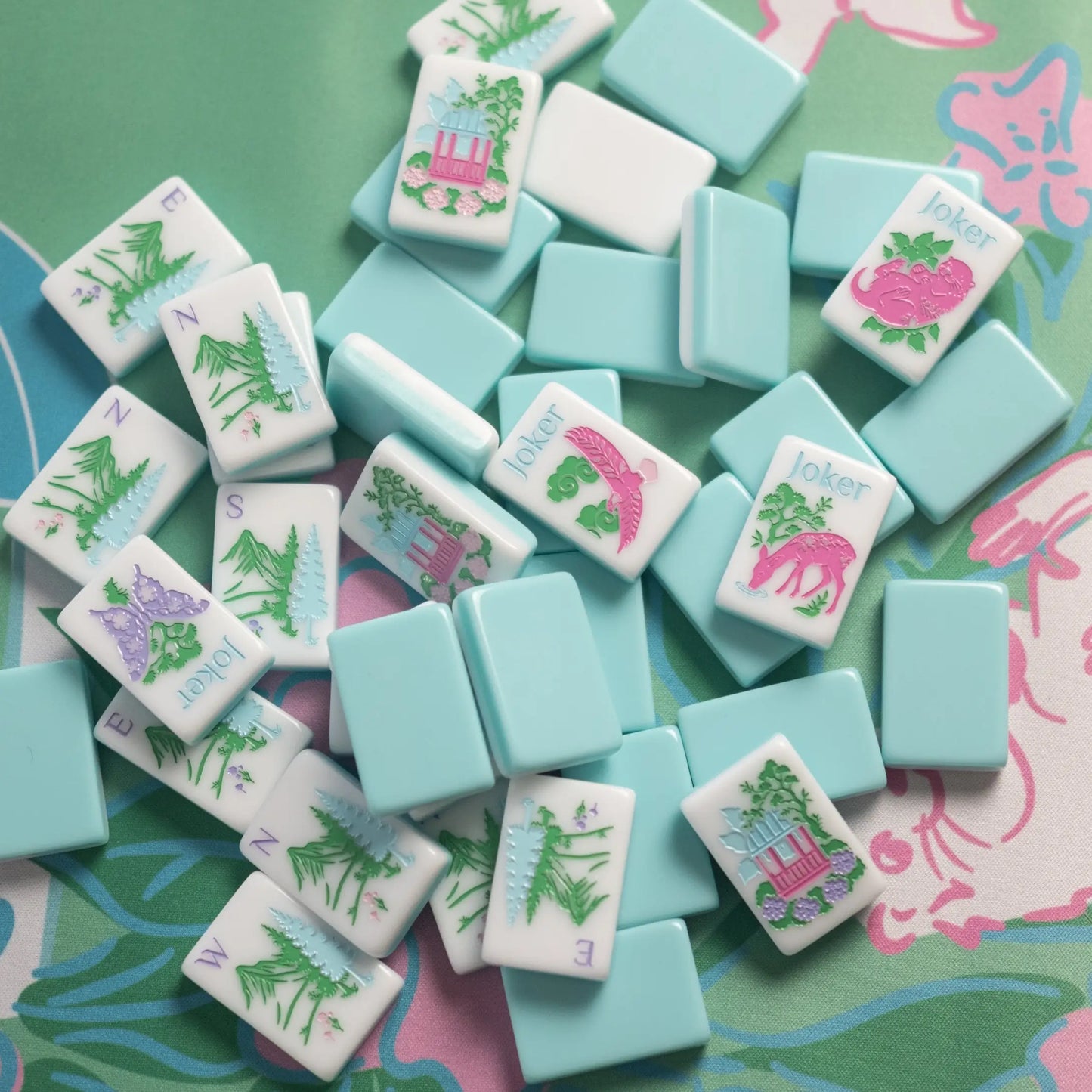 Southern Springs Mahjong Tile Set