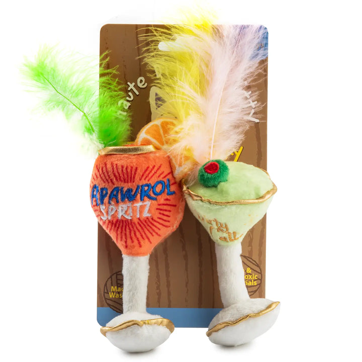 Kitty Cocktails Organic Catnip Toy Set