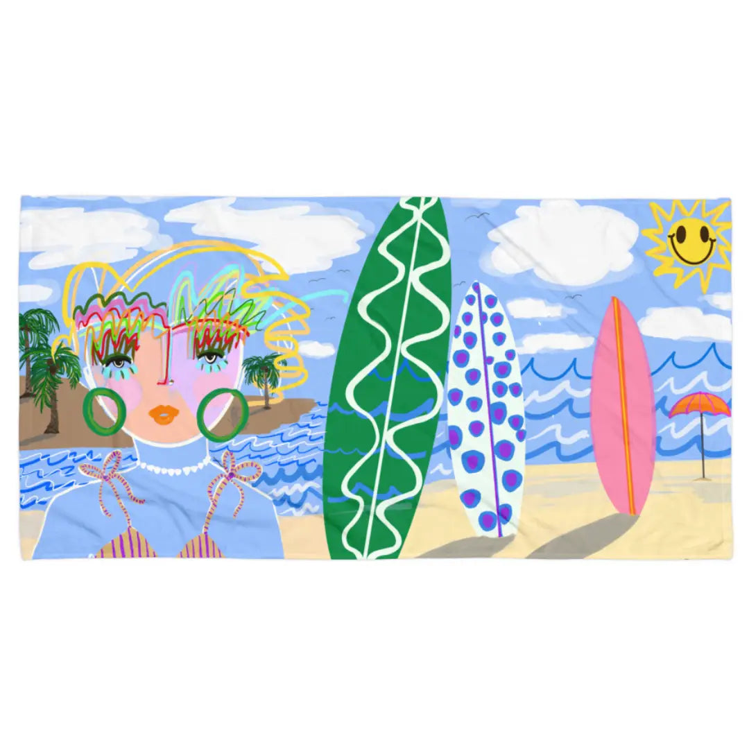 Artistic Beach Towel