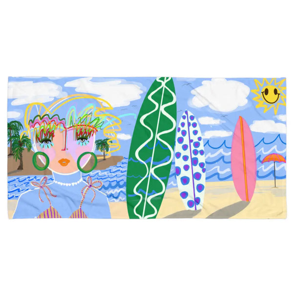 Artistic Beach Towel