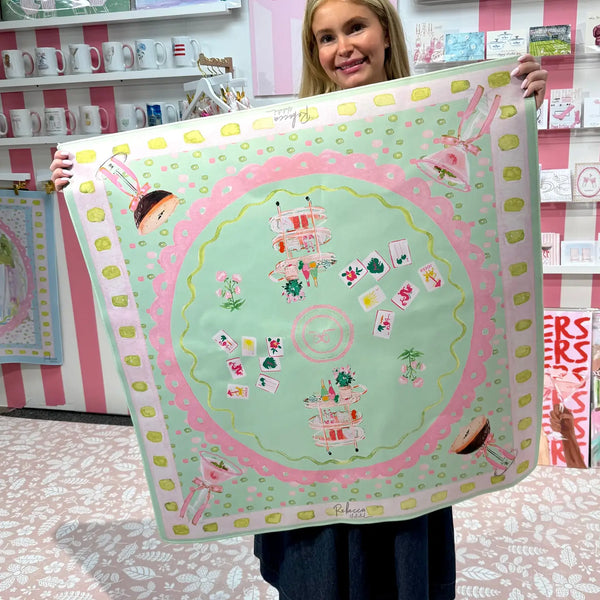 Rebecca Illustrated Mahjong Mat