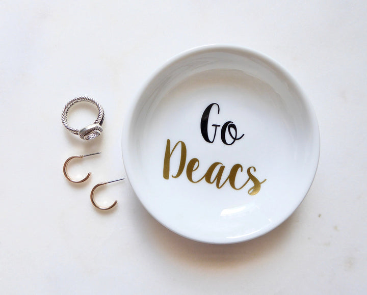 Round Collegiate Ring Dish