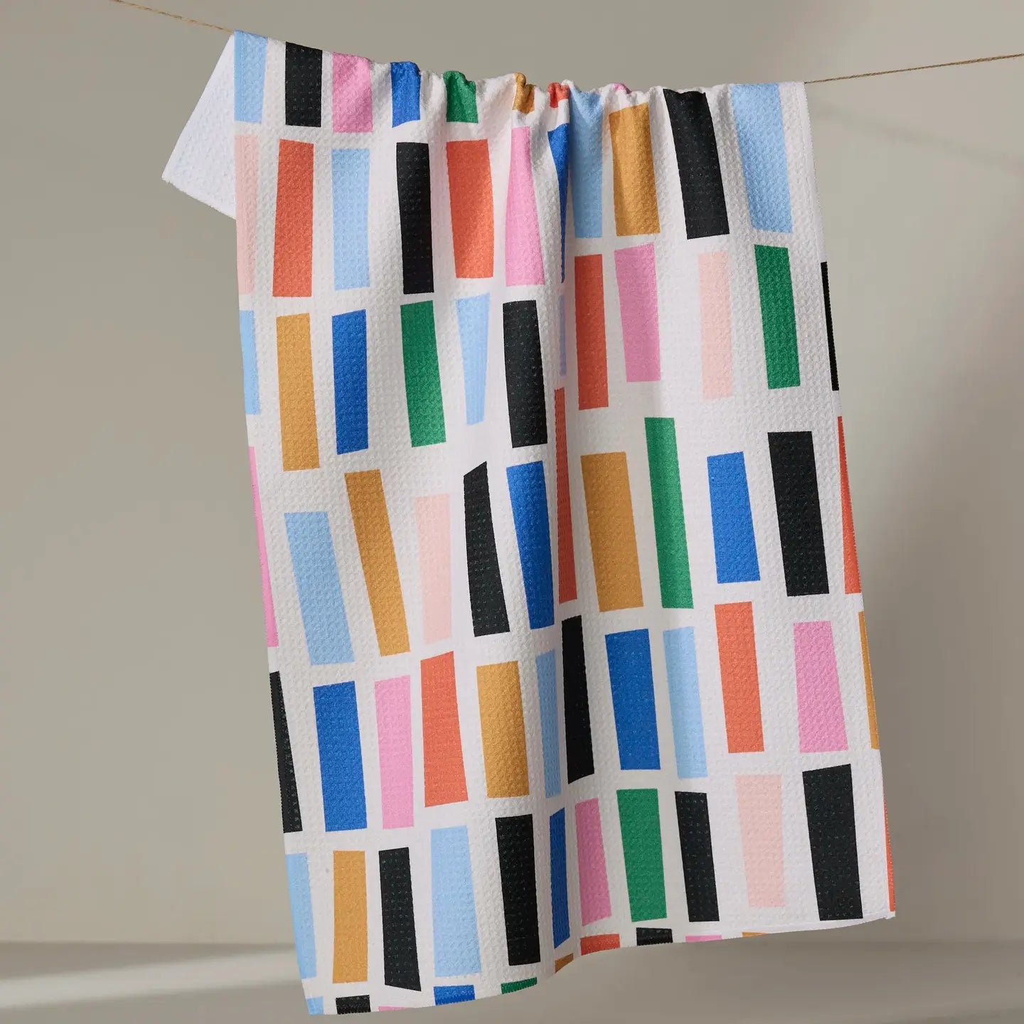 Abstract Pattern Geometry Kitchen Towel