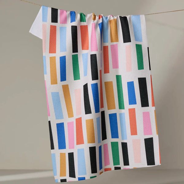 Abstract Pattern Geometry Kitchen Towel