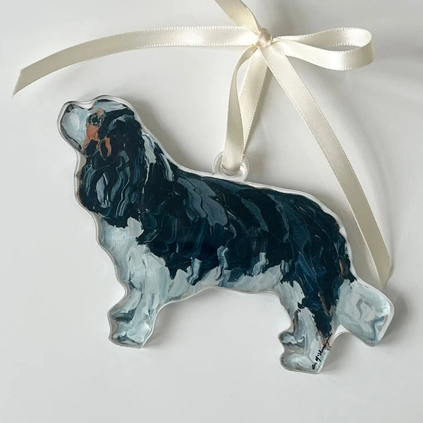 Dog Acrylic Art Ornament