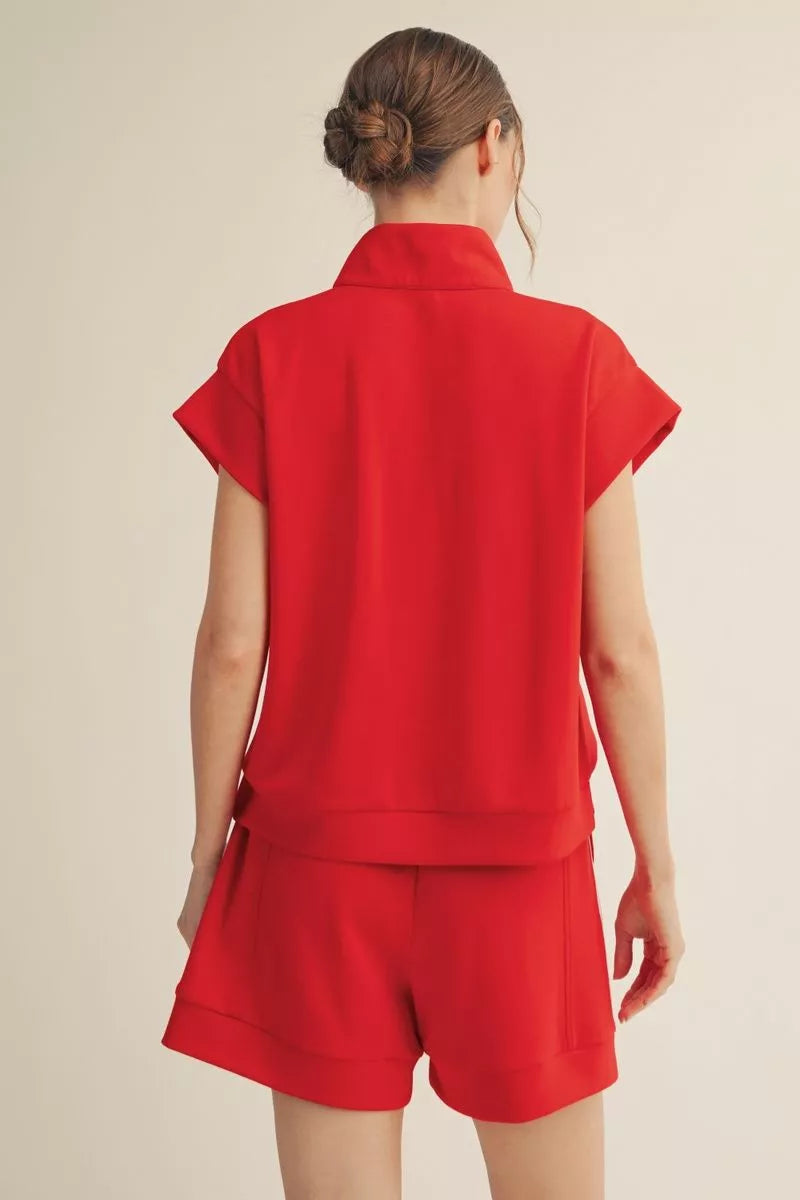 Jackie Red Sporty Set