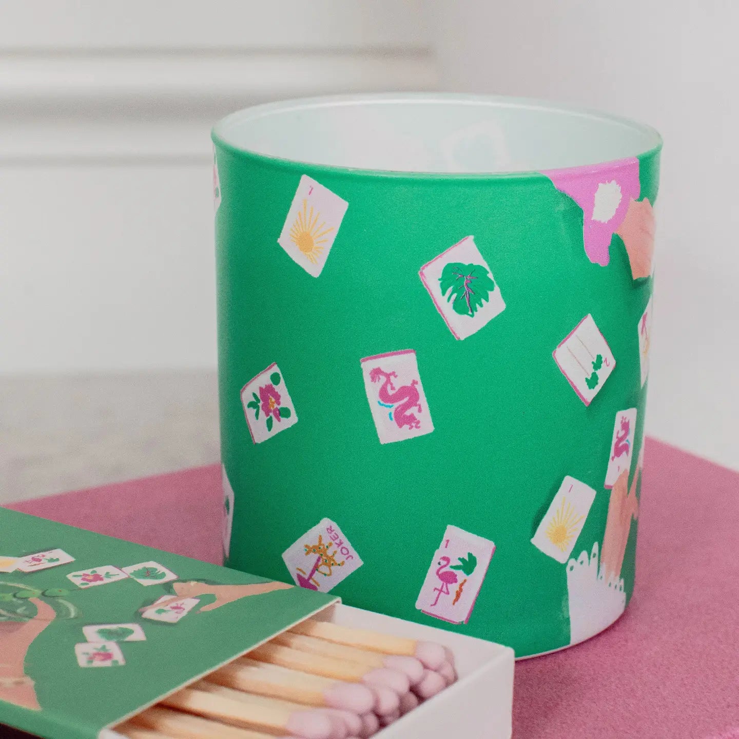 Mahjong Candle & Match Set
