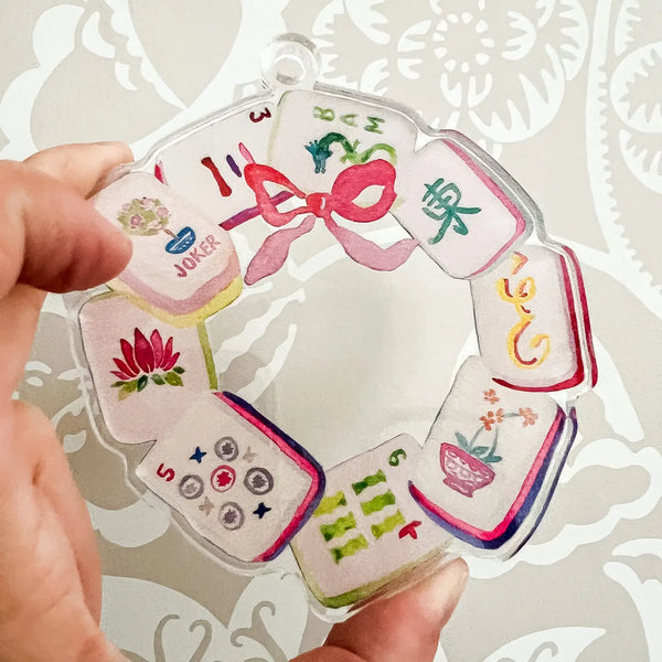 Acrylic Mahjong Tile Ornament