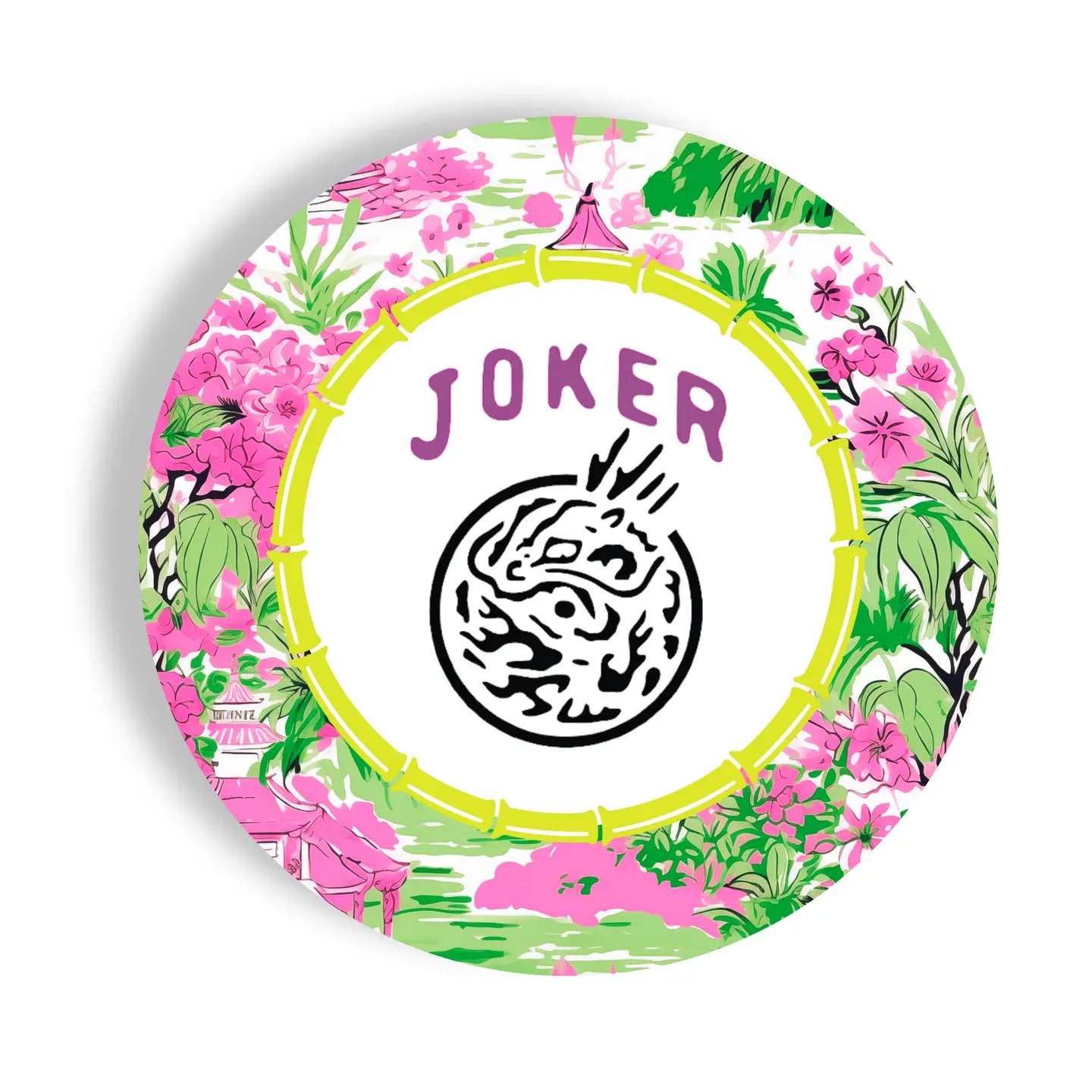 Dot Crack Bam Mahjong Salad Plates