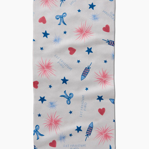 Seasonal Pattern Geometry Bar Towel