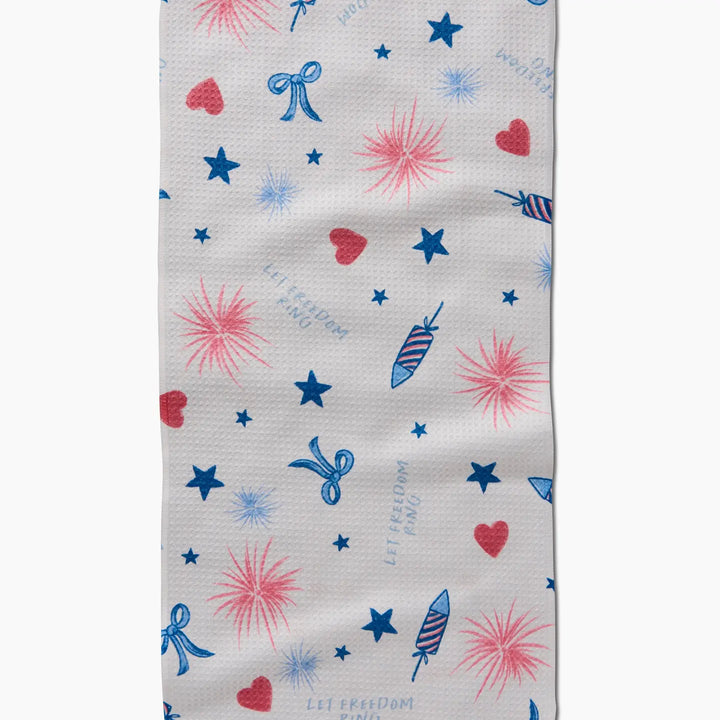 Seasonal Pattern Geometry Bar Towel