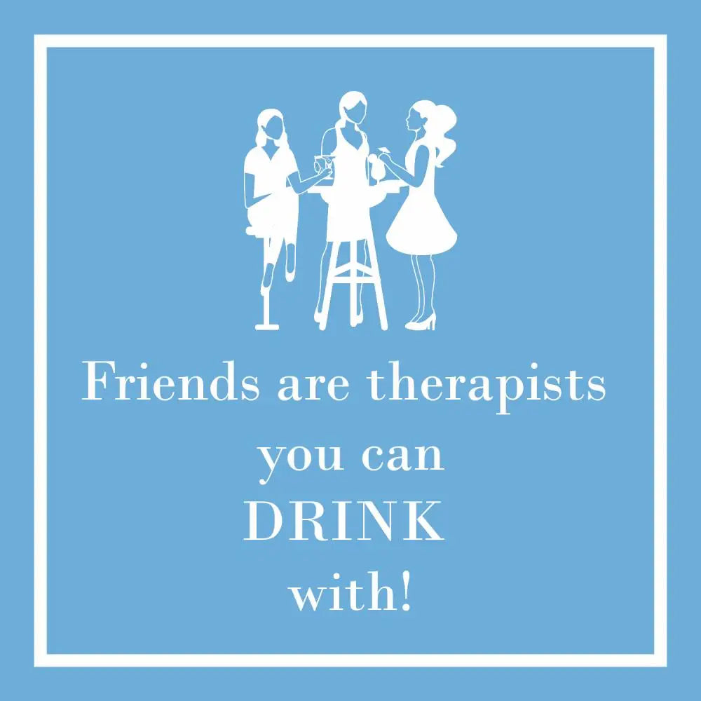 Therapists Are Friends Cocktail Napkin