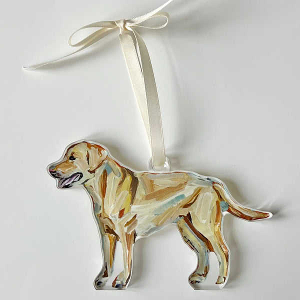 Dog Acrylic Art Ornament