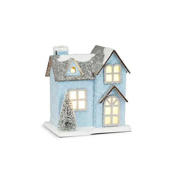 Small Light Up Holiday Village Houses