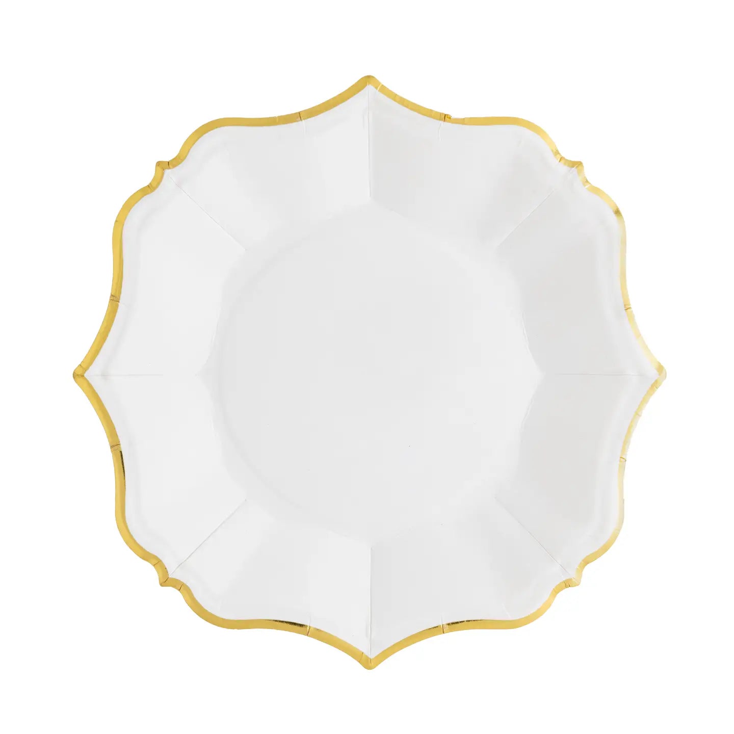 Solid Shaped Paper Plate Set/8
