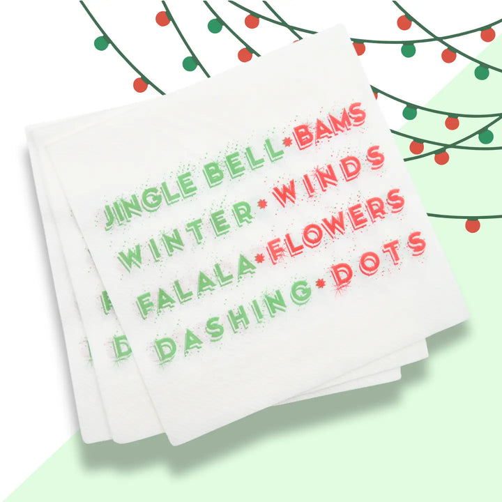 Christmas Mahjong Napkins 20/PK