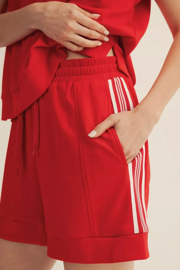 Jackie Red Sporty Set