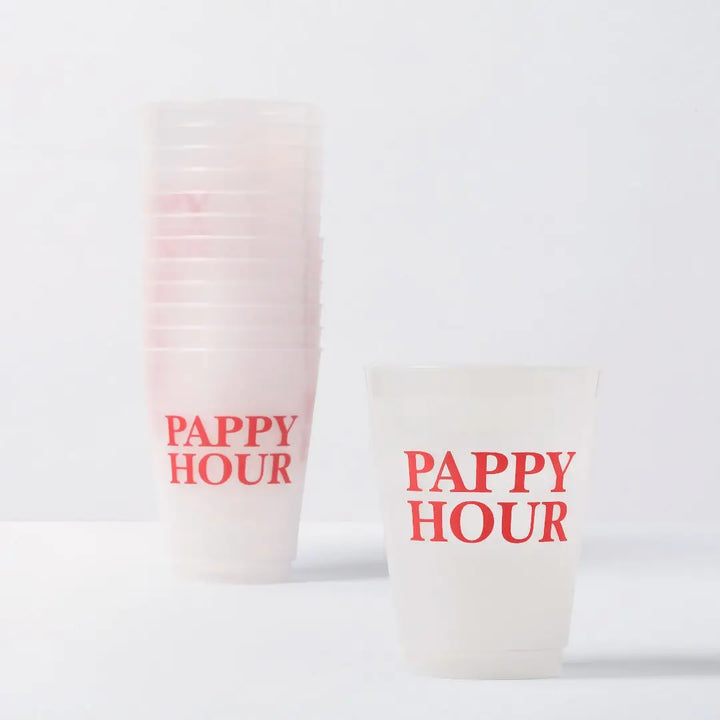 Pappy Hour Party Cups Set/12