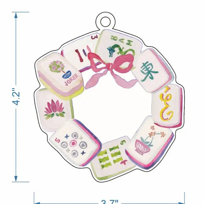 Acrylic Mahjong Tile Ornament
