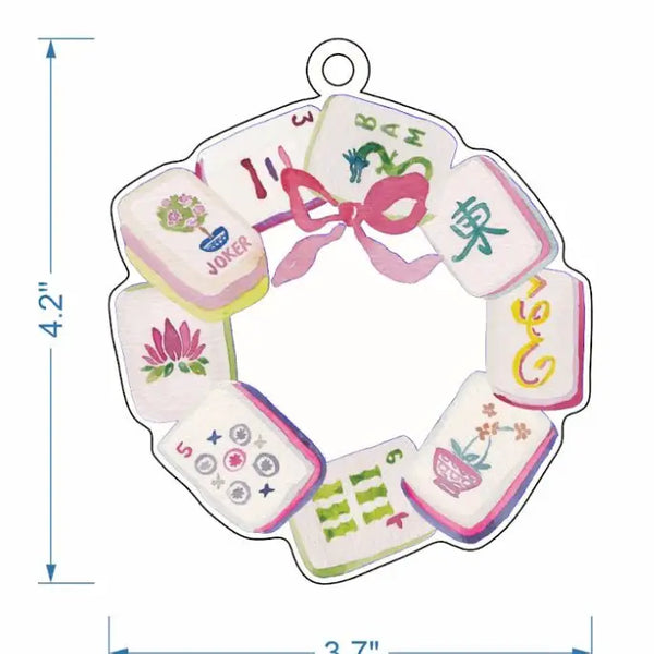 Acrylic Mahjong Tile Ornament