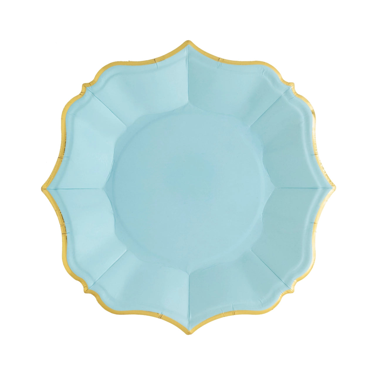 Solid Shaped Paper Plate Set/8